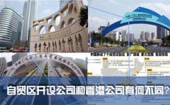 在國內的自貿區(qū)開設公司和注冊香港公司有何不同？
